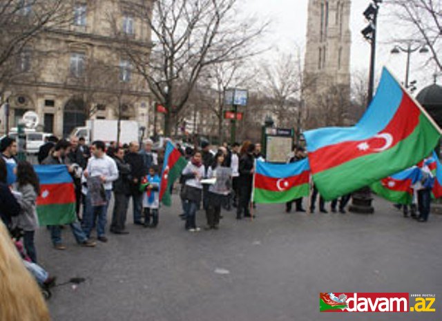 Diaspor təşkilatlarımız Parisdə Ermənistan səfirliyinin qarşısında aksiya keçirəcək