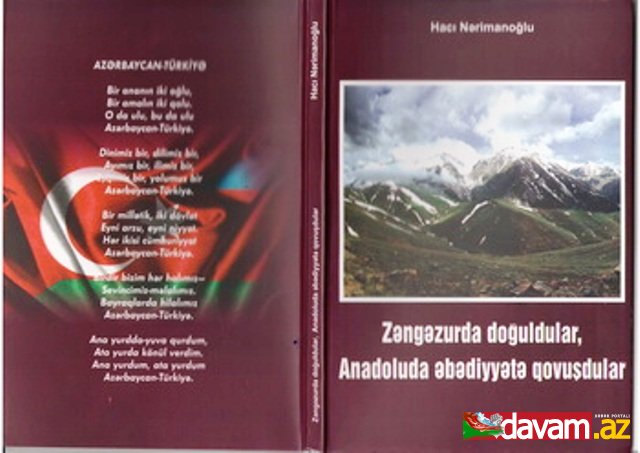 Zəngəzurda doğuldular, Anadoluda əbədiyyətə qovuşdular” kitabı çıxıb