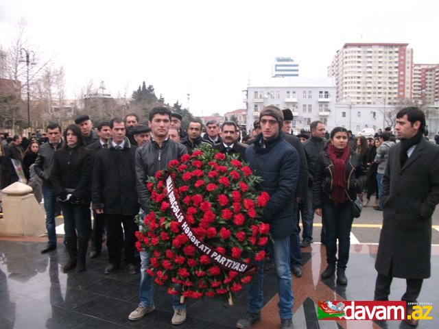 MDHP Xocalı Abidəsini ziyarət etdi - FOTO