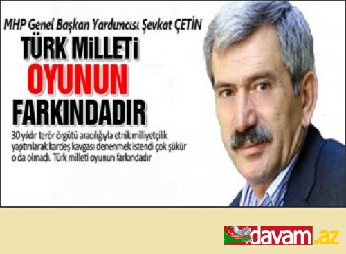 Türk Milleti Oyunun Farkındadır