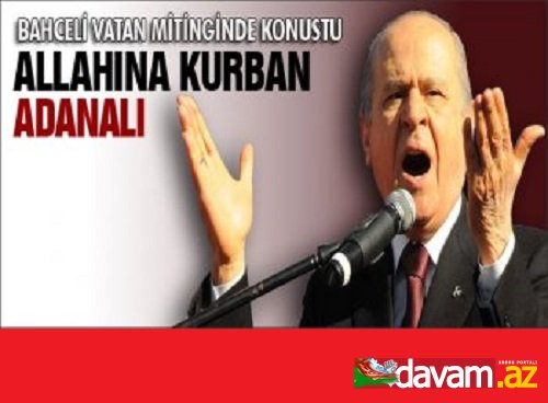 Devlet Bahçeli Adana`da muhteşem bir kalabalığa hitap etti.