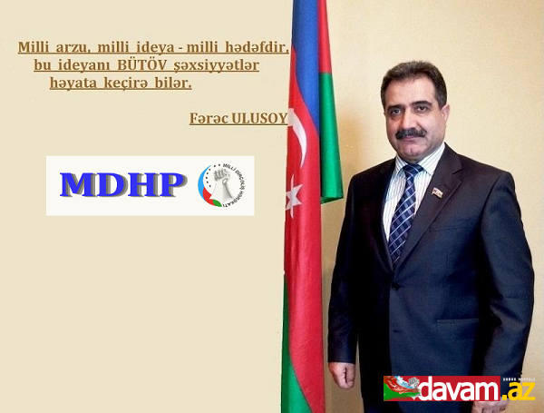 MDHP Sədri, millət vəkili Fərəc Quliyevin 