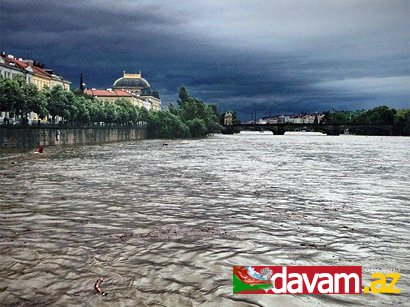 Daşqınlar Avropanın mərkəzində 3 nəfərin ölümünə, 8 nəfərin itkin düşməsinə səbəb oldu