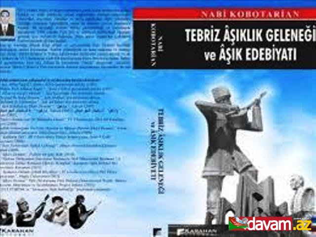 Türkiyədə Təbriz aşıq ənənəsi və aşıq ədəbiyyatı adlı kitab çap edilib