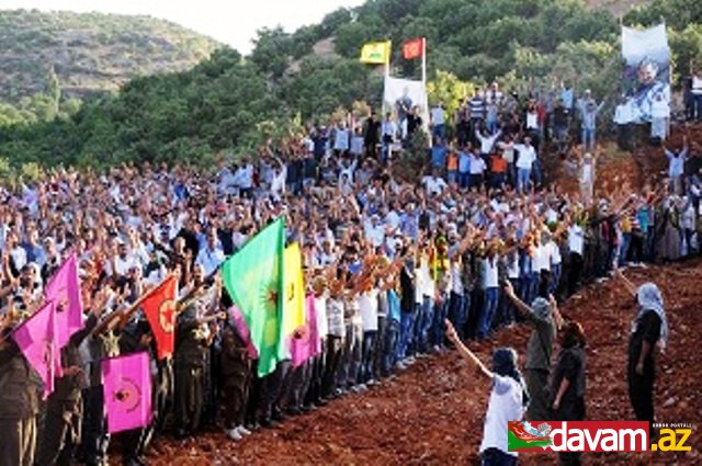 Türkiyədə PKK terror təşkilatınıa məxsus qəbristanlıq açılışı olub