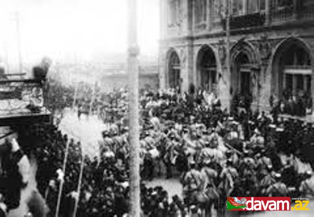 Bakının daşnak-bolşevik işğalından azad olunmasından 95 il ötür