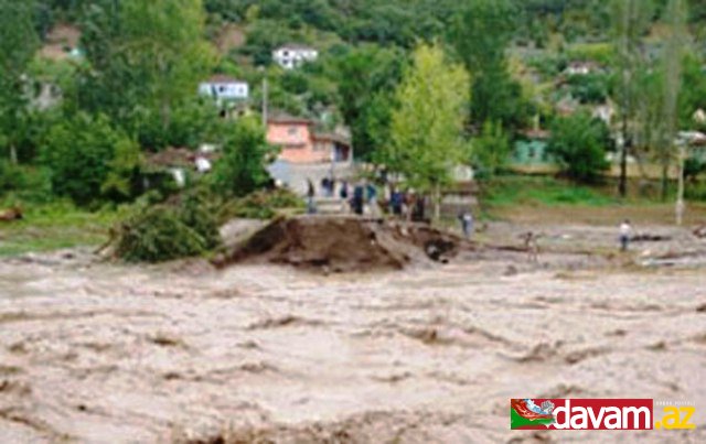 Ağdama güclü leysan yağıb, bəzi evləri su basıb, kənd təsərrüfatına ciddi ziyan dəyib