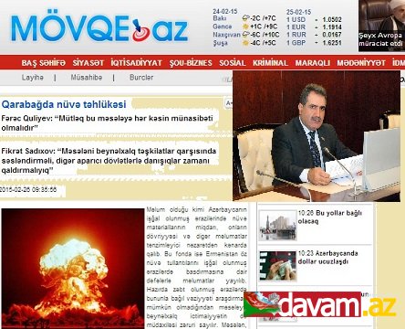 Fərəc Quliyev: -Mütləq bu məsələyə hər kəsin münasibəti olmalıdır”