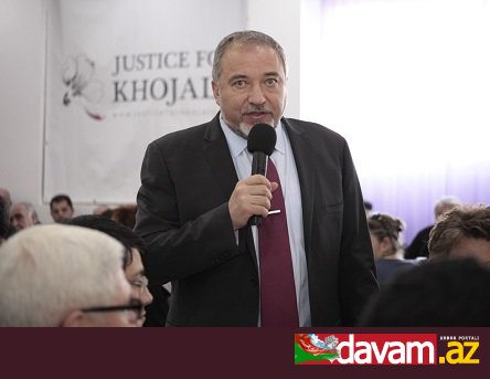 Aviqdor Liberman Xocalı tədbirinə qatıldı: -Belə faciələrin qarşısı alınmalıdır