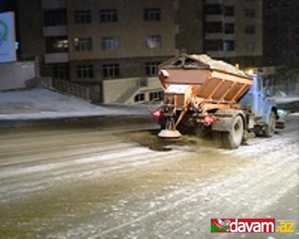 Bakıda yollar buz bağlayacaq, güclü şimal küləyi əsəcək