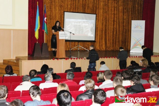 Trend BİA-nın Xocalı soyqırımına dair çəkdiyi filmin Ukraynanın Nikolayev şəhərində təqdimatı olub (FOTO)