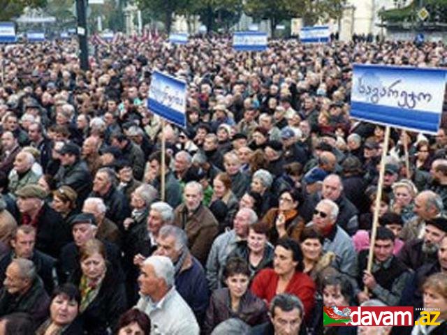 Gürcüstanda Azərbaycan əleyhinə mitinqlər başladı