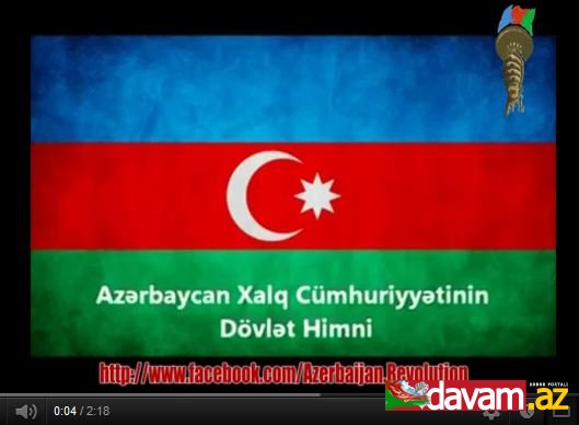 Azərbaycan Xalq Cümhuriyyətinin 1918-ci ildə səsləndirilən ilk Dövlət Himni.