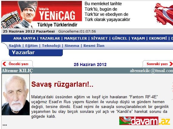 Savaş rüzgarları!..