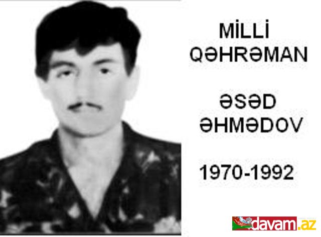 Qəhrəmanlar unudulmur – Milli Qəhrəman Əsəd Əhmədov