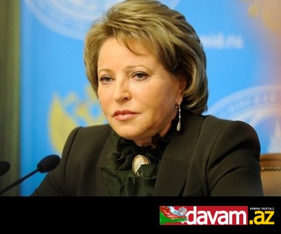 Rusiya Federasiya Şurasının sədri: Dağlıq Qarabağ münaqişəsinin həll olunması vacibliyinin anlayışı görünməyə başlayıb