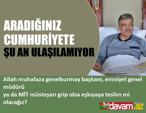 Aradığınız Cumhuriyete şu an ulaşılamıyor