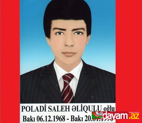 Güney Azərbaycanın 20 Yanvar şəhidi Saleh Poladi