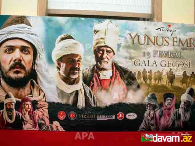 Nizami Kino Mərkəzində Yunus Əmrə - Eşqin səsi Türk filminin qala-gecəsi keçirilib