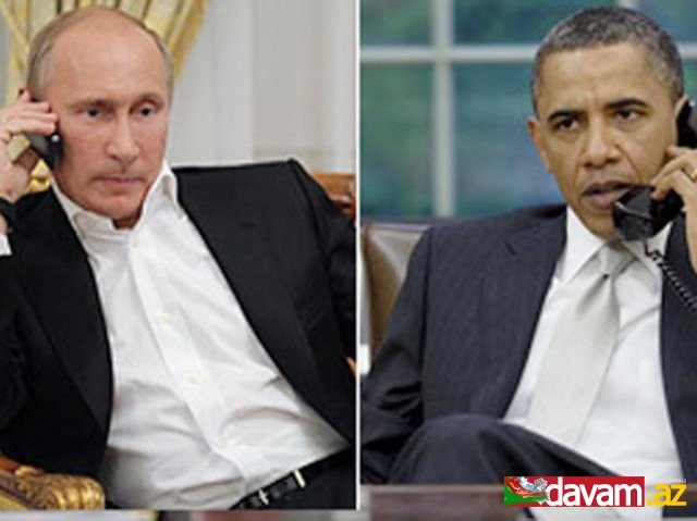 Putin və Obama arasında telefon danışığı olub