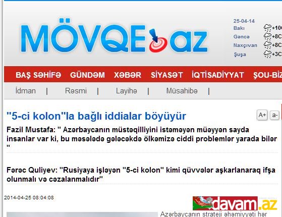 - 5-ci kolon-la bağlı iddialar böyüyür