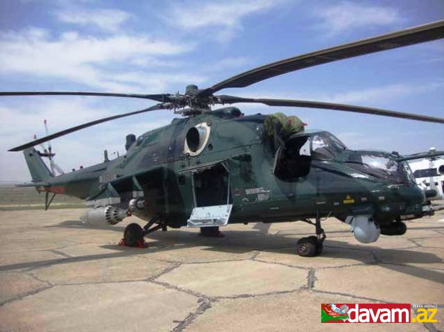 Azərbaycan ötən il Rusiyadan 12 ədəd Mi-35M döyüş helikopteri alıb