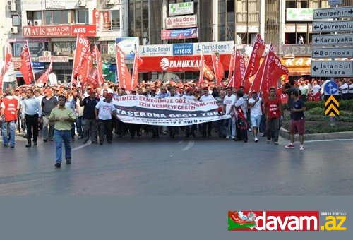 AKP önünde taşeronu protesto eylemi!