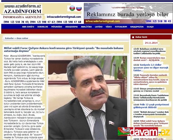 Millət vəkili Fərəc Quliyev Ankara konfransına görə Türkiyəni qınadı: “Bu məsələdə bəhanə axtarmağa dəyməz”