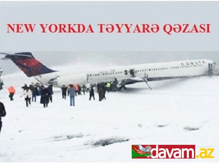 Nyu Yorkda təyyarə qəzası