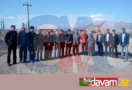 Qaradağ fəalları bayram münasibəti ilə siyasi məhbusların ailəsi ilə görüşüb (foto)