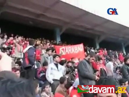 Tiraxtur oyununda Qarabağ bizimdir, bizim olacaq şüarı (video)