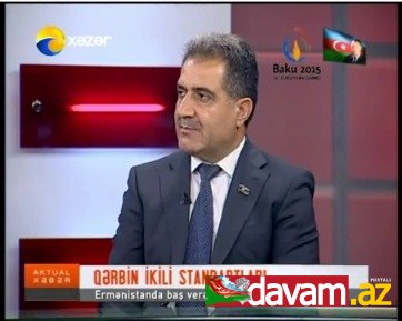 Fərəc Quliyev: -Biz bütün məsələlərə Azərbaycan prizmasından baxmalıyıq