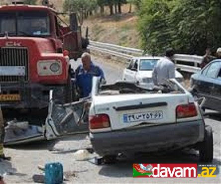 Şərqi Azərbaycanda yol qəzalarında ölənlərin sayı açıqlandı