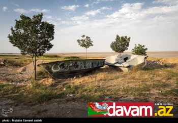 Urmu gölünün quruması nəticəsində Gülmanxana limanı yox olub (foto)