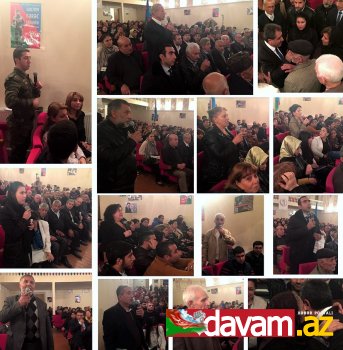 Fərəc Quliyevin seçicilərlə anşlaq görüşü (video, foto)