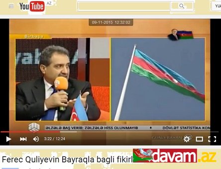 MDHP sədri, millət vəkili Fərəc Quliyevin Bayraqla bağlı açıqlaması - Video