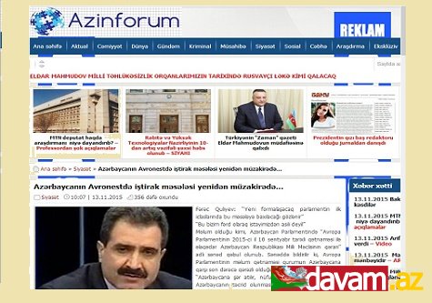 Azərbaycanın Avronestdə iştirak məsələsi yenidən müzakirədə…