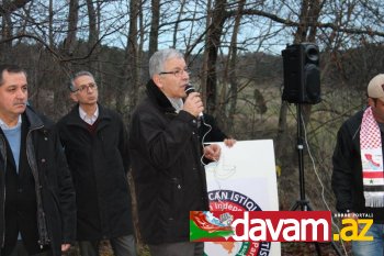 İsveçdə Güney Azərbaycanda gedən etirazlara dəstək aksiyası keçirilib (fotolar)