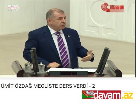 ÜMİT ÖZDAĞ MECLİSTE DERS VERDİ