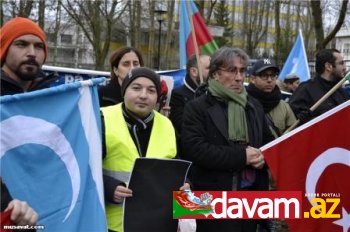 Rusiyadan türkmənlərin hesabı soruldu - Stokholmda piket (video, foto)