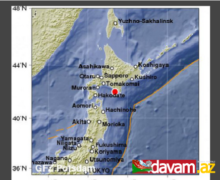 Yaponiyanın şimalında 6,7 bal gücündə zəlzələ olub
