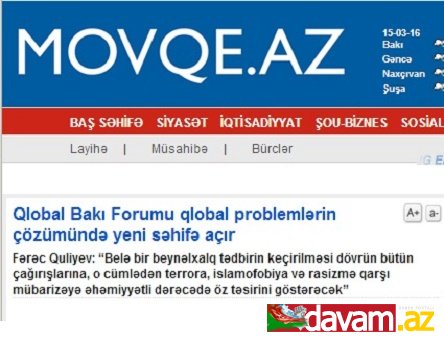 Qlobal Bakı Forumu qlobal problemlərin çözümündə yeni səhifə açır