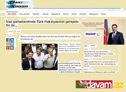 İran par­la­men­tin­də Türk frak­si­ya­sı­nın perspek­tiv işi...