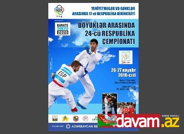 Karate üzrə Azərbaycan çempionatı keçiriləcək