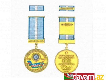 Azərbaycanda yeni yubiley medalı təsis edildi