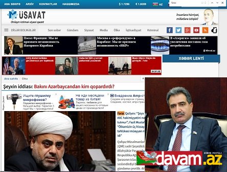 Şeyxin iddiası: Bakını Azərbaycandan kim qopardırdı?