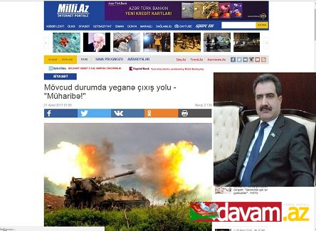 Mövcud durumda yeganə çıxış yolu - 