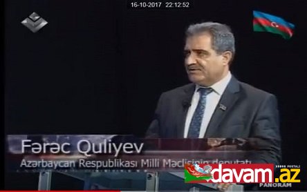 Fərəc Quliyev: Dünyada separatizmin artması səbəbindən indi Azərbaycan daha anlayışla qarşılanır (video)