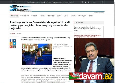 Azərbaycanda və Ermənistanda eyni vaxtda ali hakimiyyət seçkiləri tam fərqli siyasi nəticələr doğurdu