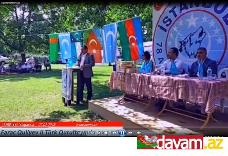 Fərəc Quliyev ikinci Türk Qurultayına konsepsiya təqdim etdi (video, foto)